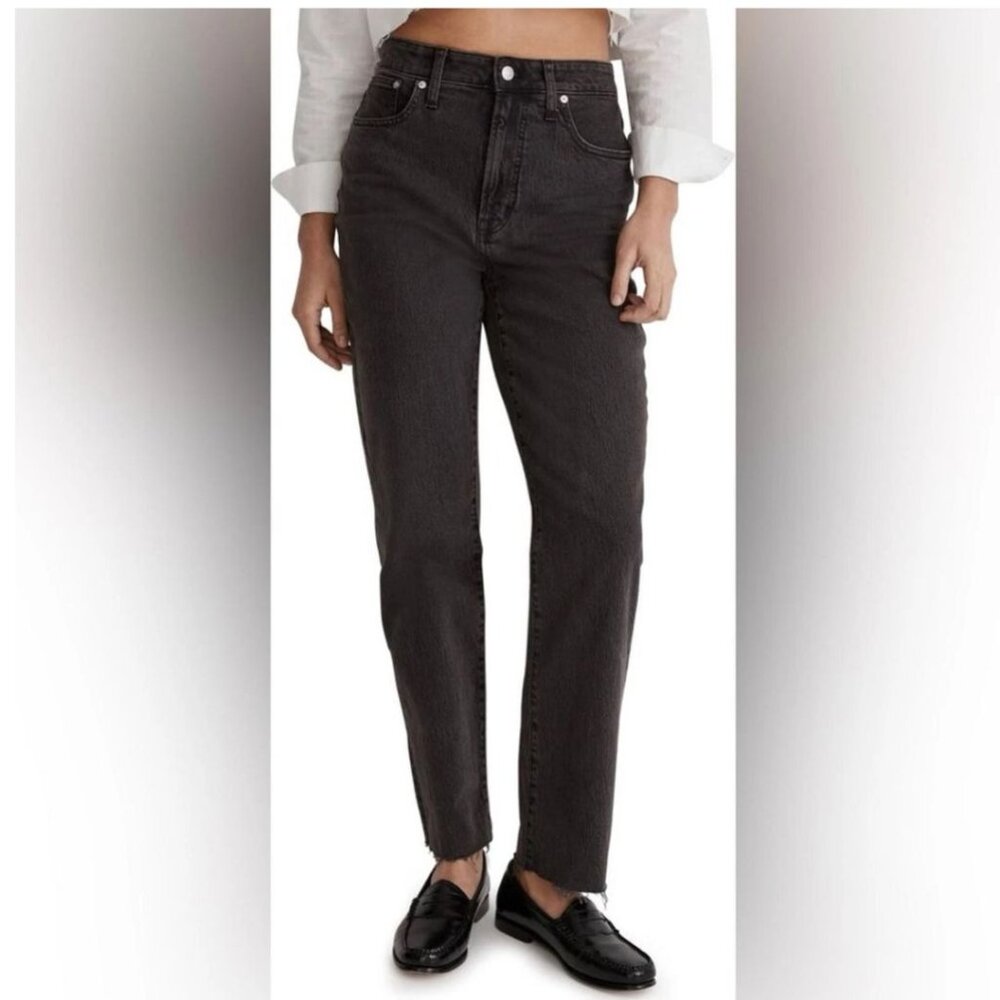 Madewell The Perfect Vintage Straight Jean Size 30 in Black